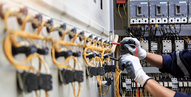 Professional Electrician technician working in Stockdale, TX
